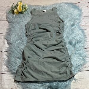 Aritzia TNA Chill Malibu Ruched Side Mini Dress sz S